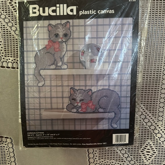 Kit Point Aiguille Bucilla - Chatons Sur Touches De Piano - Nancy Rossi #4805